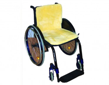 Orgaterm Rollstuhlauflage Echtfell 